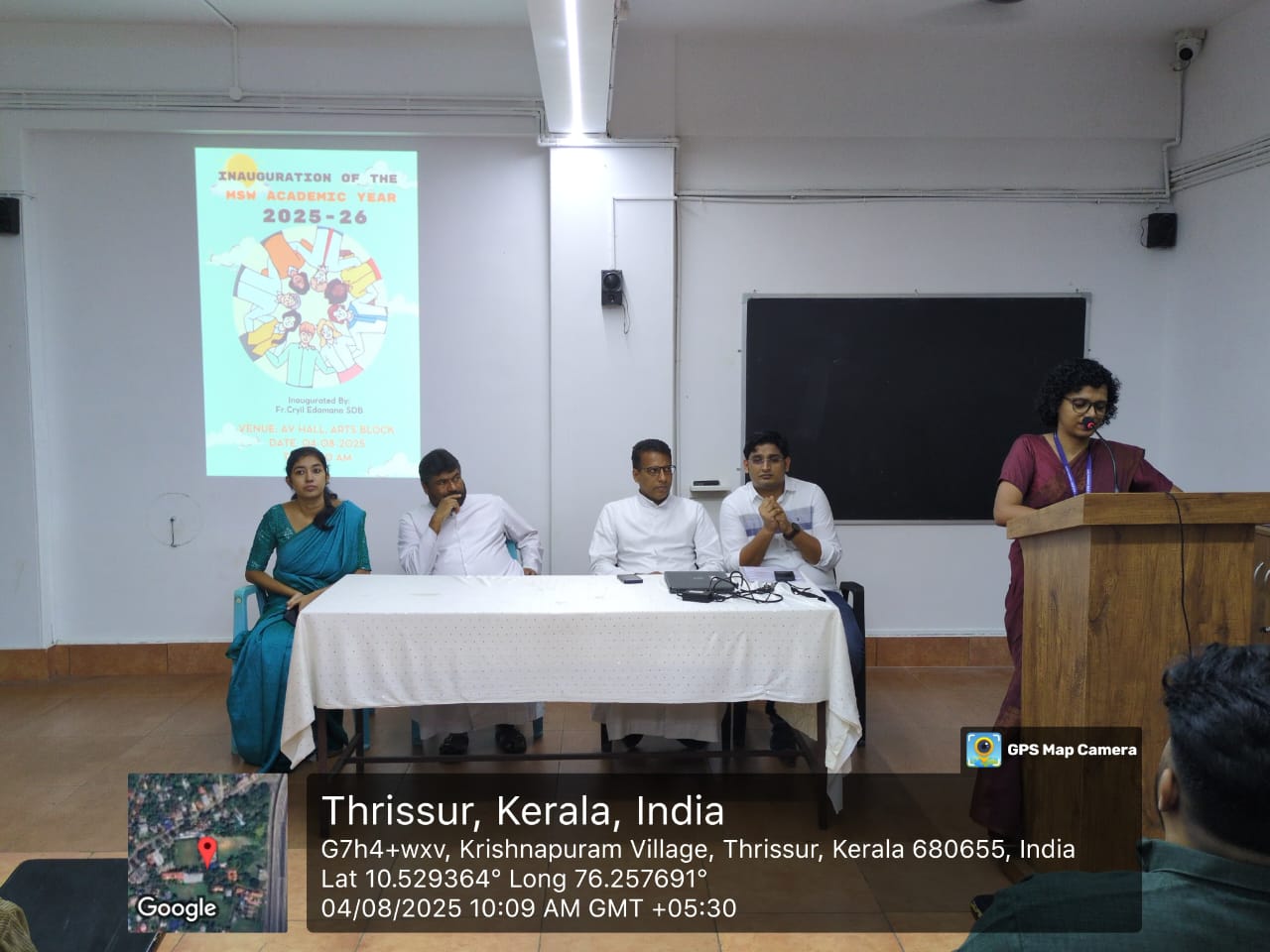Department of Social Work Hosts Induction and MSW 2025–2027 Inauguration